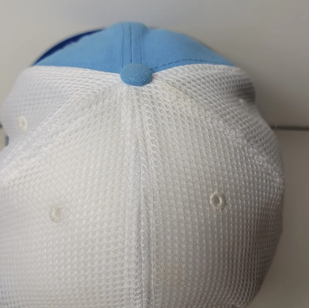 Oakley Men’s Squared Adjustable Flex Fit Hat Electric Blue White - Picture 6 of 9
